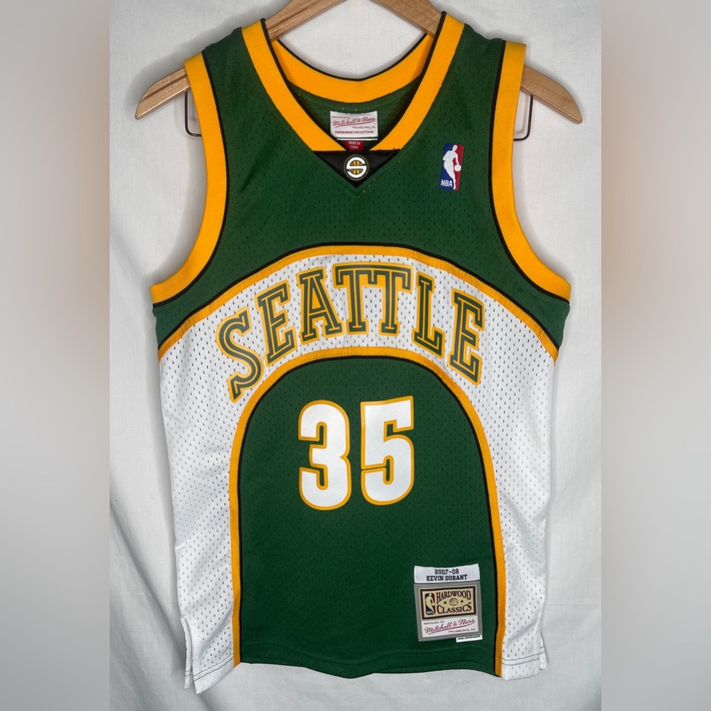 Kevin Durant Authentic Jersey Seattle Super Sonics 07-08 Mitchell & Ness Sz: S